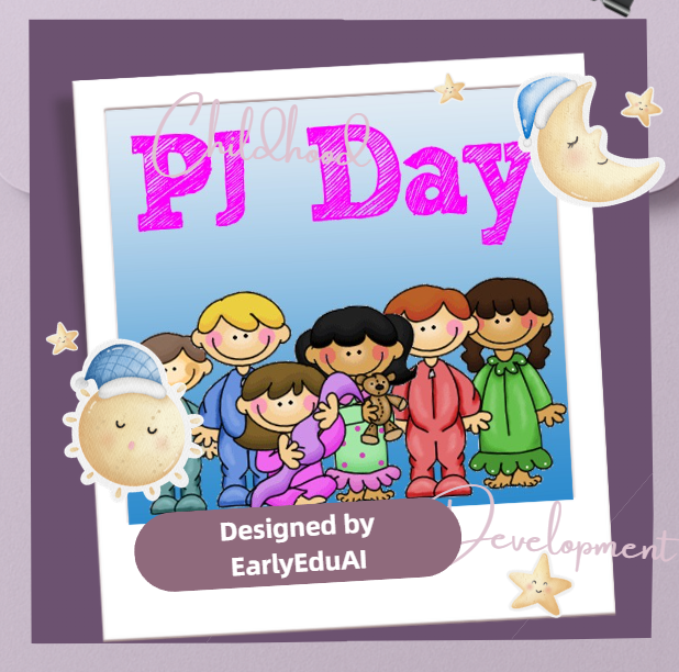 Children in pajamas participating in fun activities